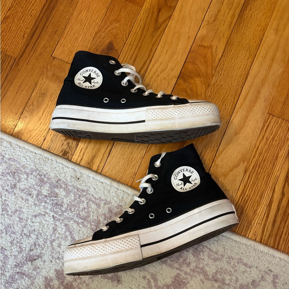 Converse Classic Black and White High-Tops